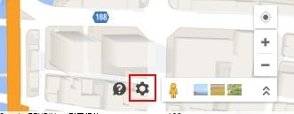 <h3 class="h303">画面右下の歯車形のアイコンをクリックします。</h3> <h3 class="h303">画面右下の歯車形のアイコンをクリックします。</h3>